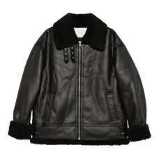 Куртка с меховым воротником