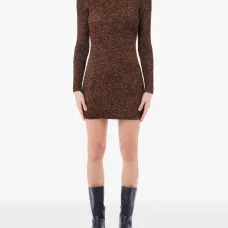 Мини-платье с открытой спиной