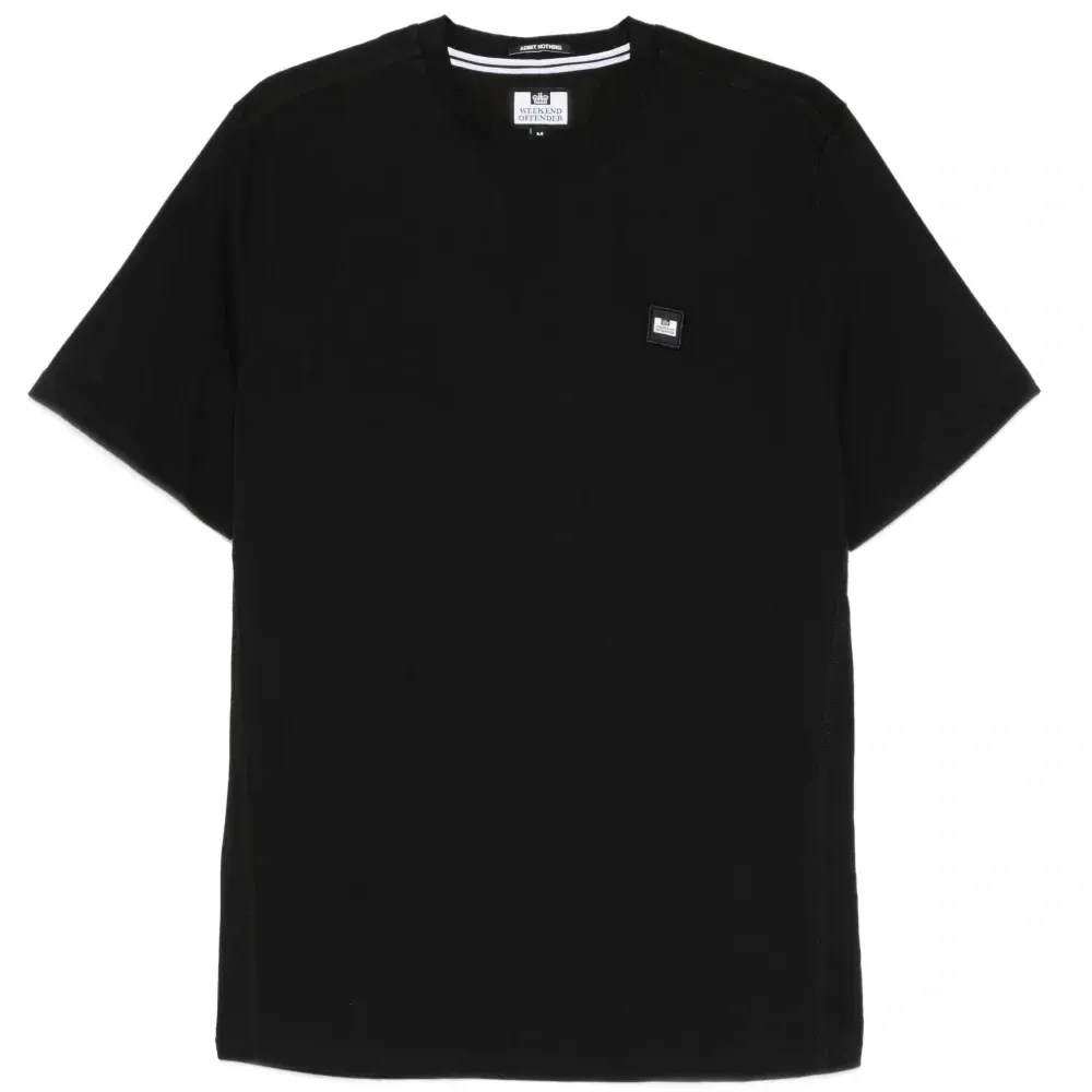 Футболка с нашивкой-логотипом