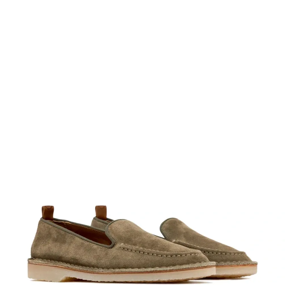 Замшевые лоферы