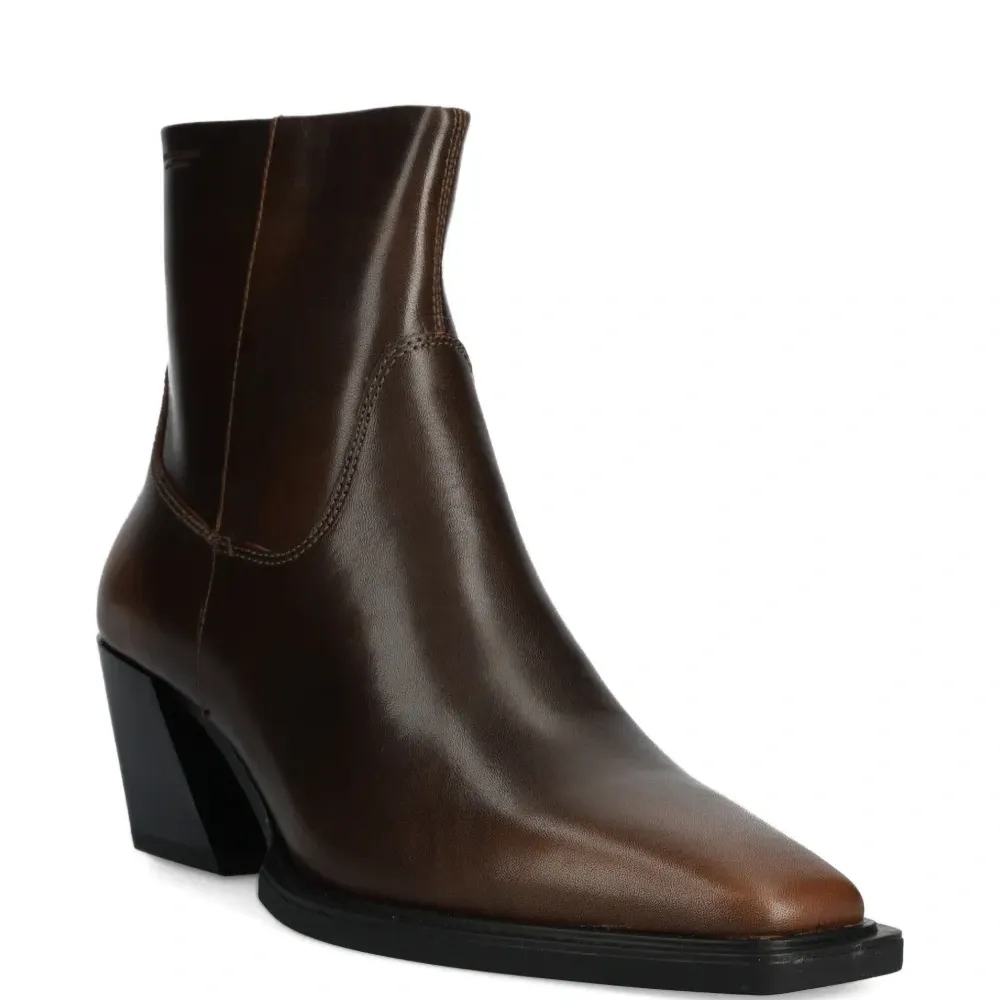 Кожаные ботинки ALINA с квадратным носком