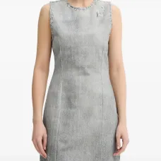 Платье Allegra с эффектом потертости и молнией