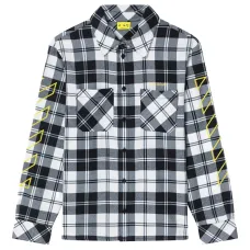 Клетчатая рубашка с длинными рукавами