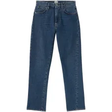 Джинсы с эффектом скрутки