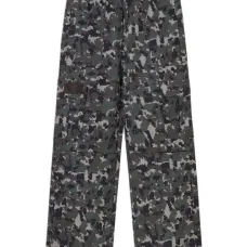 Брюки с камуфляжным принтом