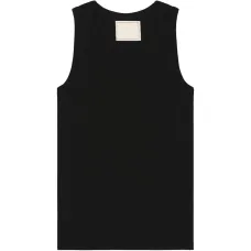 Трикотажный жилет с круглым вырезом