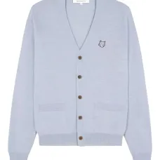 Кардиган с вышивкой в виде головы лисы