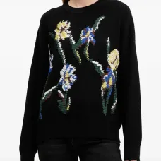 Свитер с цветочным принтом Свитер с цветочным принтом