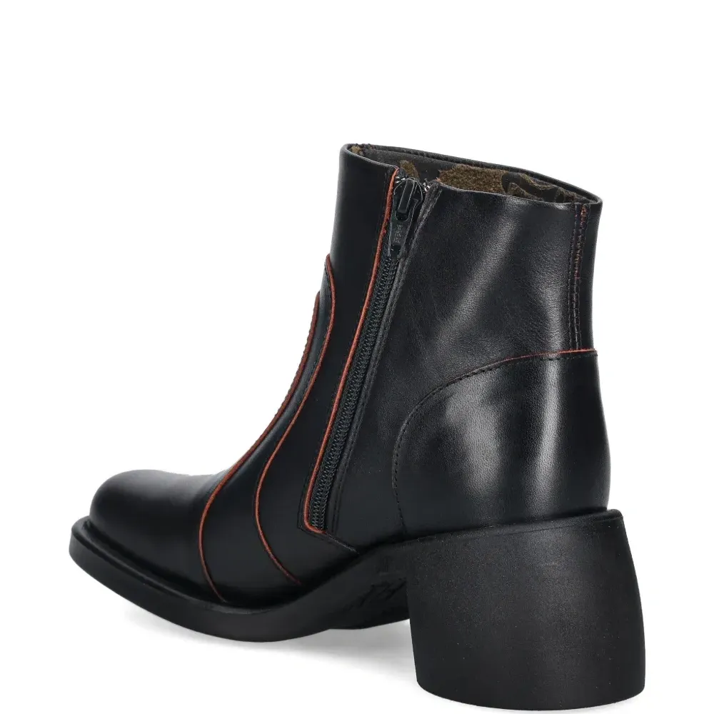 Ботильоны на молнии сбоку