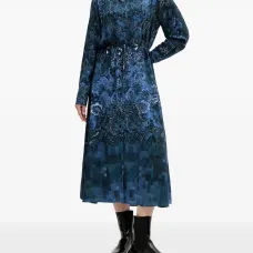 Платье с цветочным принтом