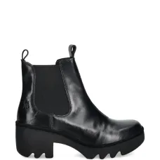 Ботинки на блочном каблуке с петлей для натягивания