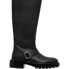 Байкерские ботинки с ремешками и пряжками