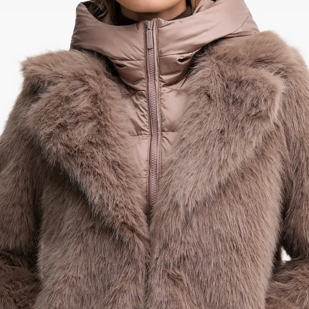 Куртка Paris с капюшоном из искусственного меха