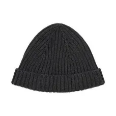 Вязаная шапка-бини Oria в рубчик