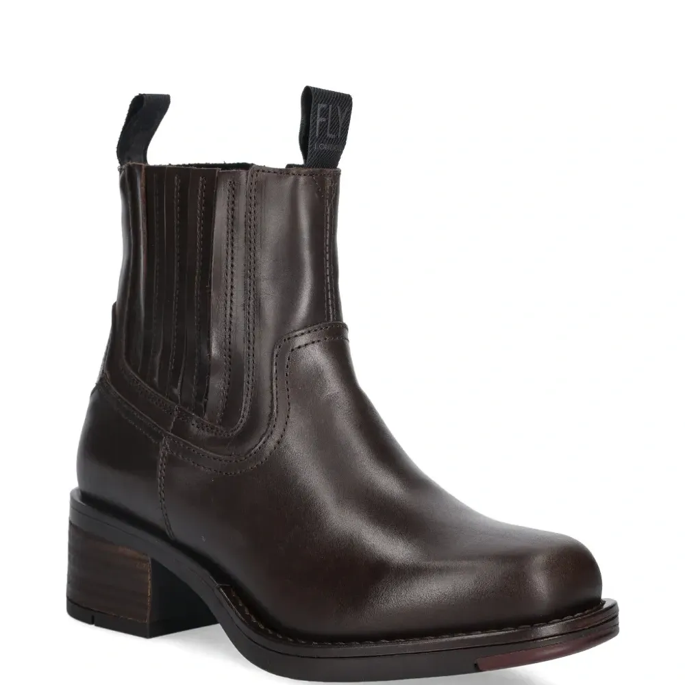 Ботинки с боковой молнией и петлей для подтягивания