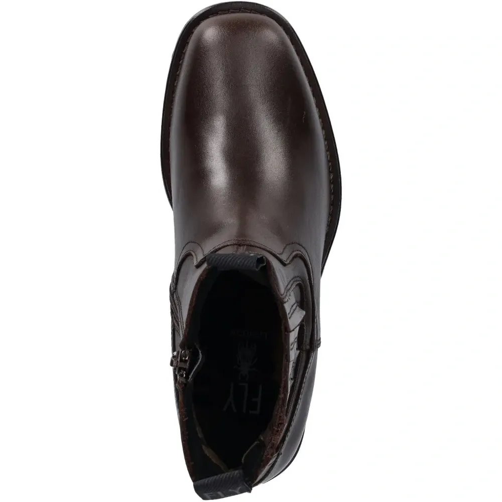 Ботинки с боковой молнией и петлей для подтягивания