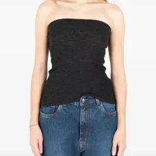 Шерстяной топ без бретелей Шерстяной топ без бретелей