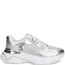 Кеды с перфорированным логотипом