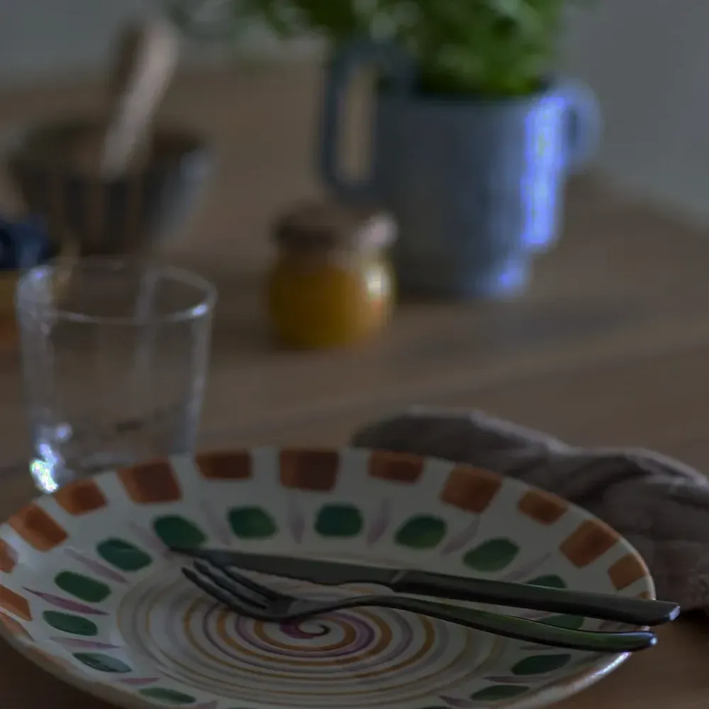 Тарелка с узором Shama