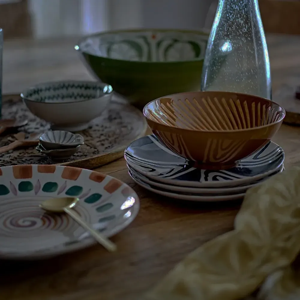 Тарелка с узором Shama