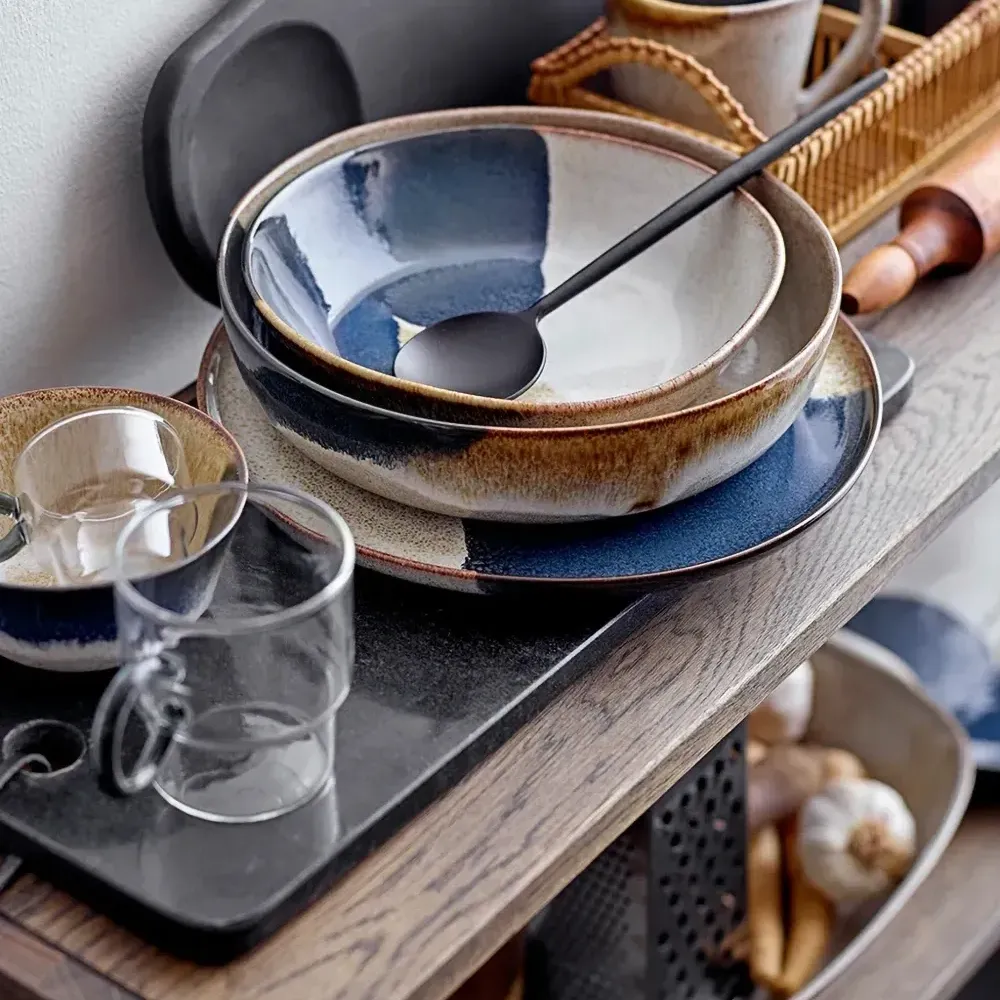 Тарелка Jules в технике колор-блок