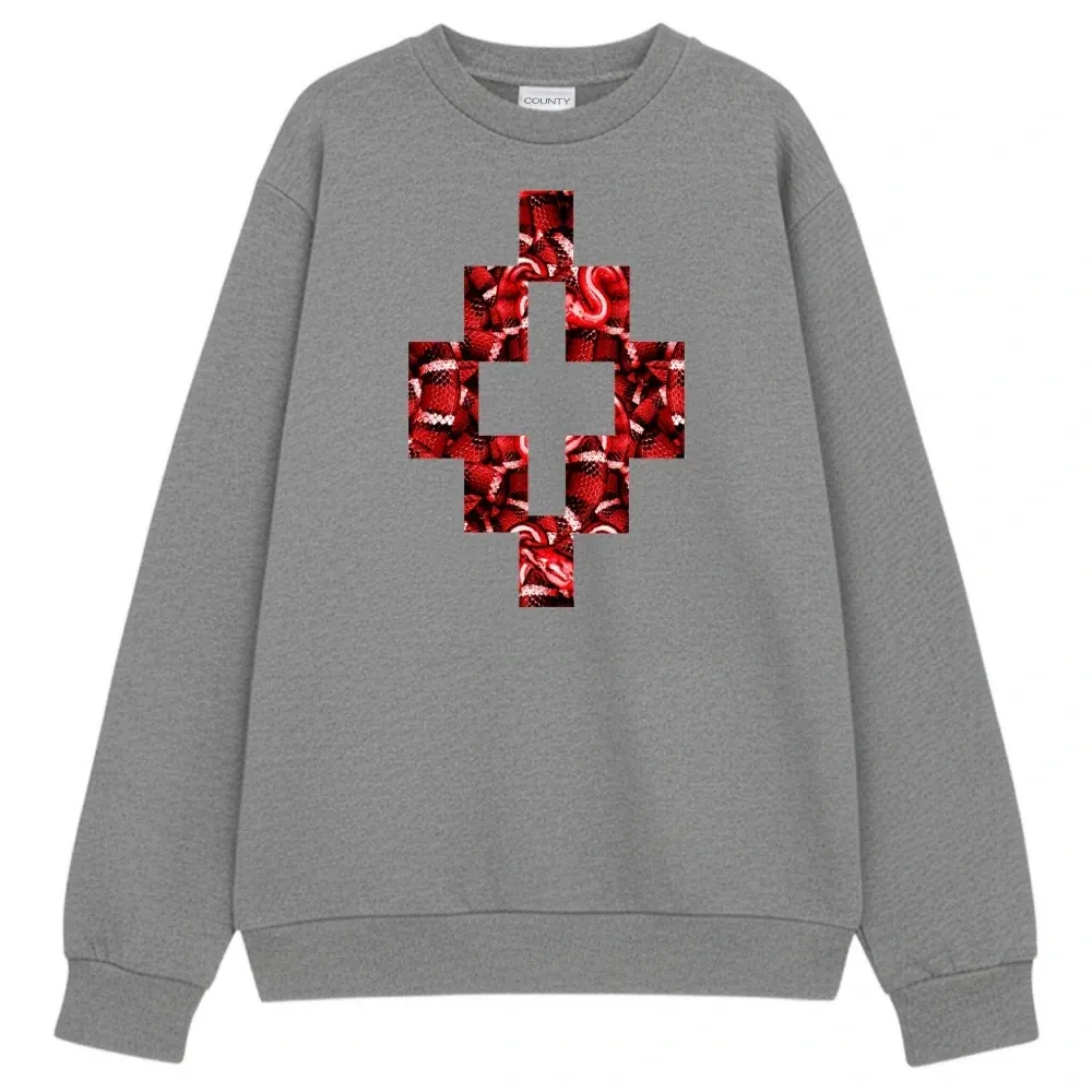 Толстовка с круглым вырезом