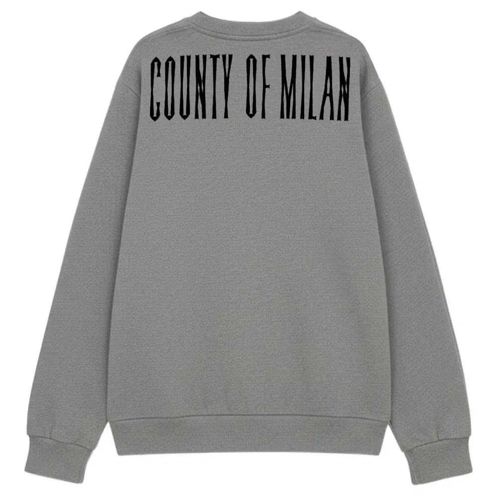 Толстовка с круглым вырезом