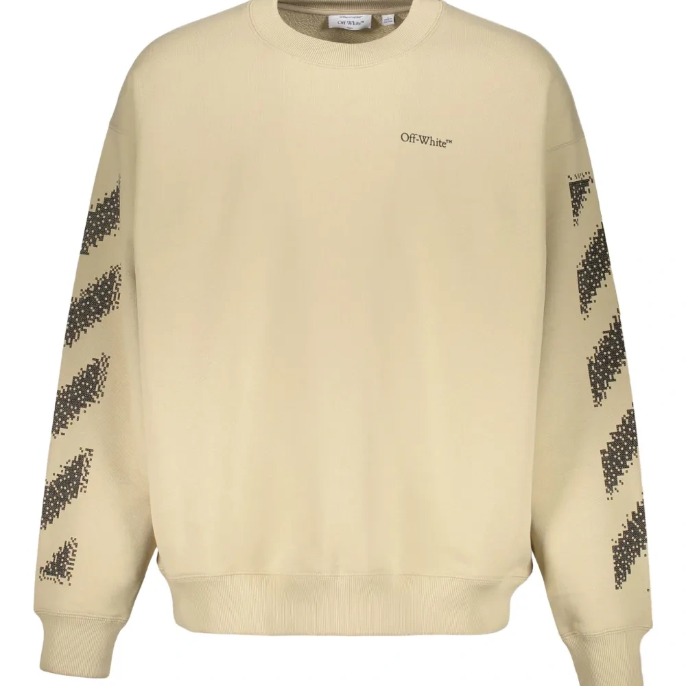 Свитшот с длинными рукавами и диагональными полосами