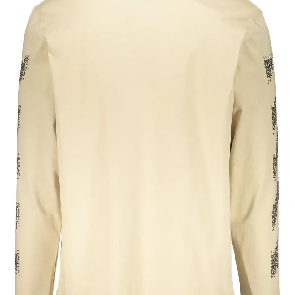 Футболка с длинными рукавами и принтом