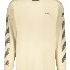 Футболка с длинными рукавами и принтом