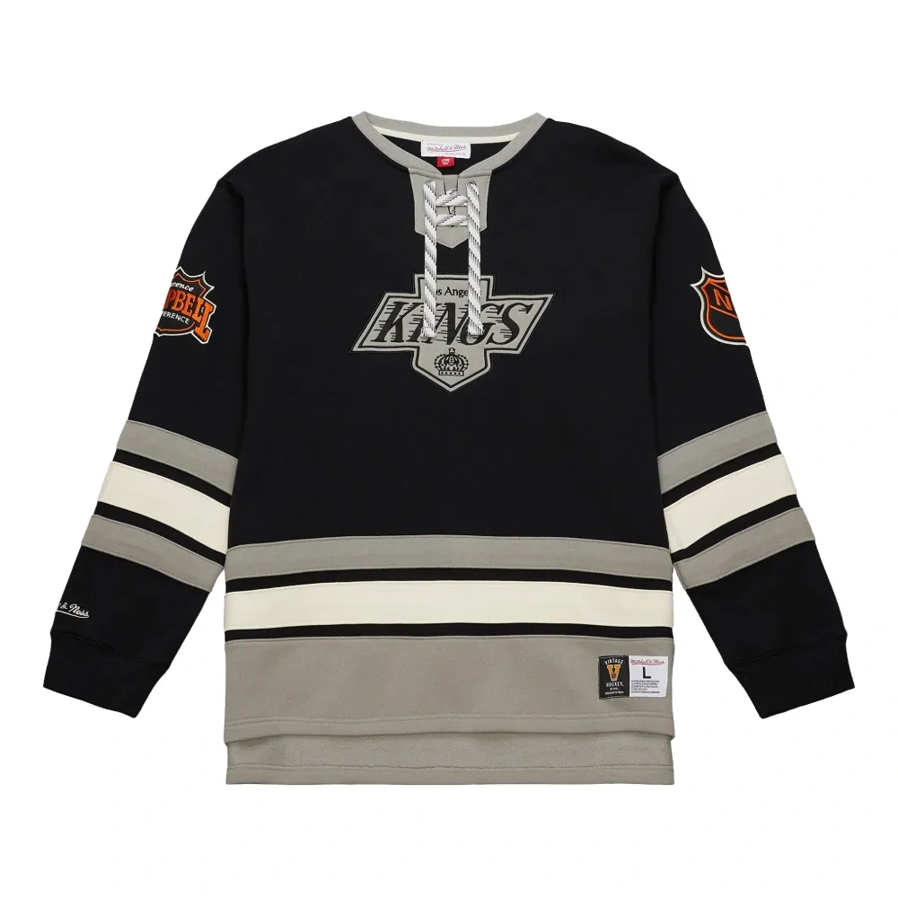 Пуловер Los Angeles Kings Black со шнуровкой