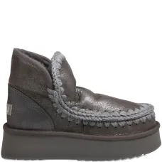 Ботинки на платформе с плетёной отделкой Ботинки на платформе с плетёной отделкой