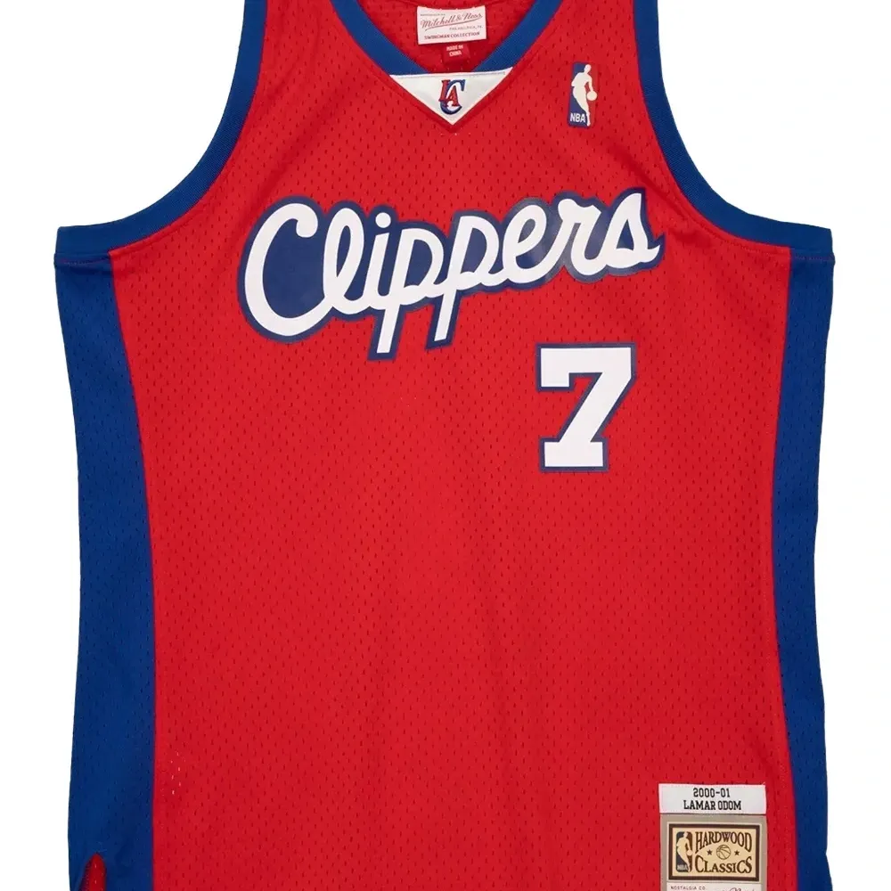 Топ Los Angeles Clippers Lamar Odom Hardwood Classics Swingman