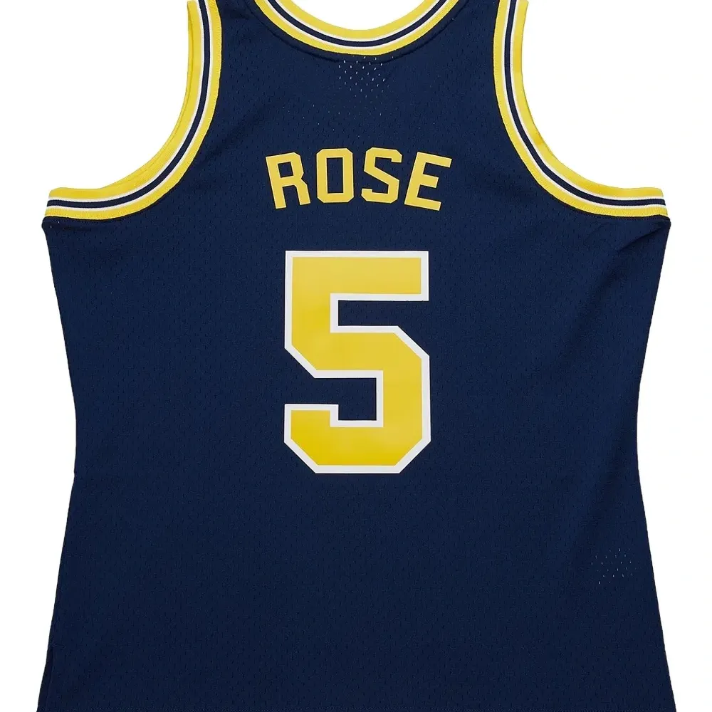 Топ Michigan Wolverines 1991-92 Jalen Rose из коллаборации с NCAA Топ Michigan Wolverines 1991-92 Jalen Rose из коллаборации с NCAA