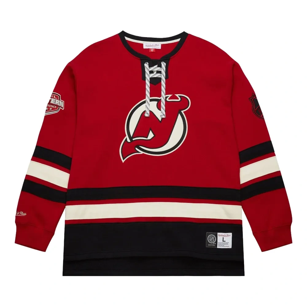 Пуловер New Jersey Devils Heritage со шнуровкой