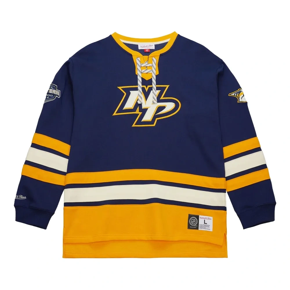 Пуловер Nashville Predators Heritage со шнуровкой