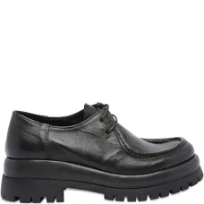 Дерби Cru на шнуровке с круглым носком