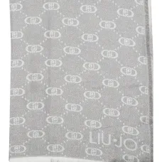 Шарф с узором-логотипом