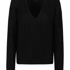 Вязаный свитер с V-образным вырезом Вязаный свитер с V-образным вырезом