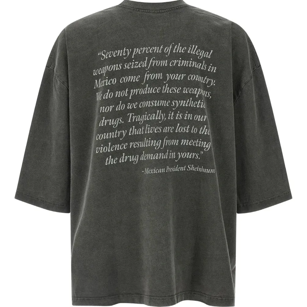 Футболка с принтом и короткими рукавами