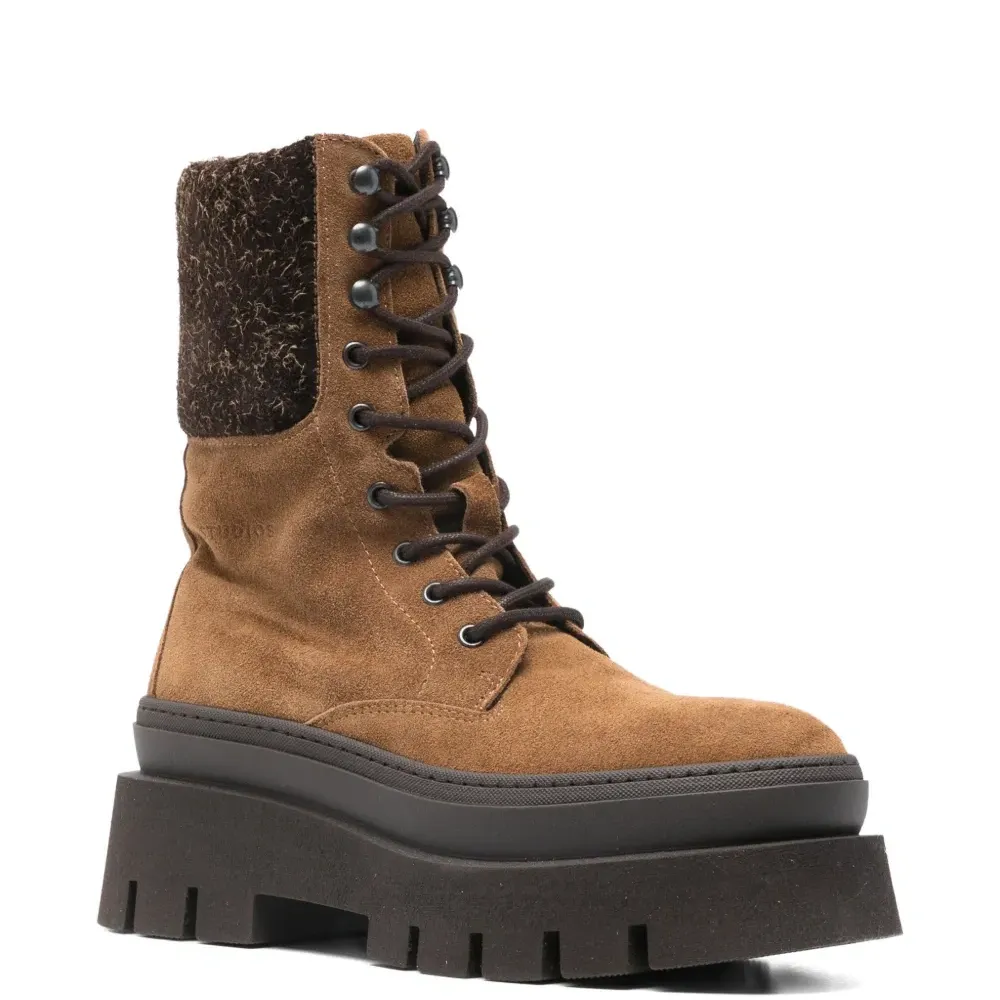 Ботинки с вставками