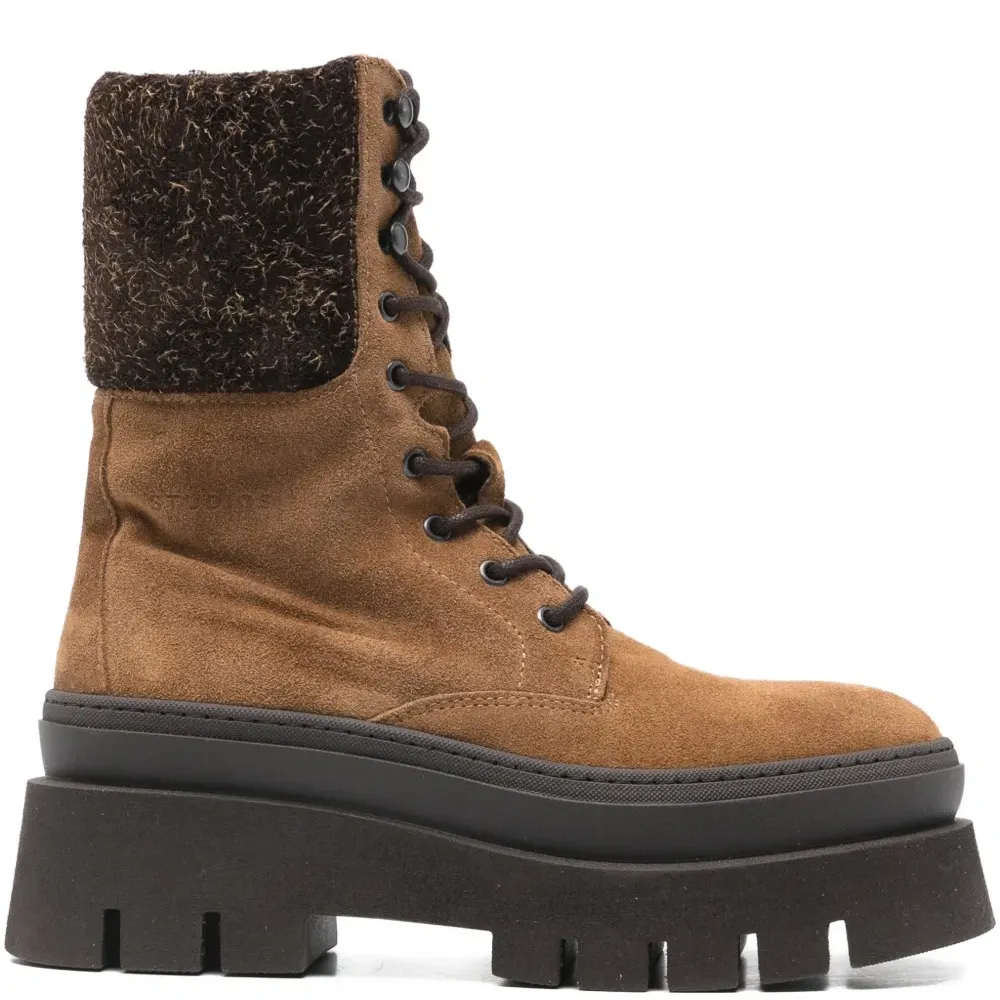 Ботинки с вставками