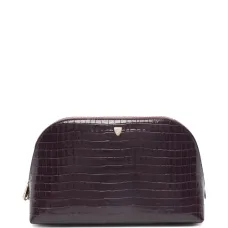 Косметичка с тиснением под крокодила