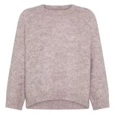 Свитер с круглым вырезом