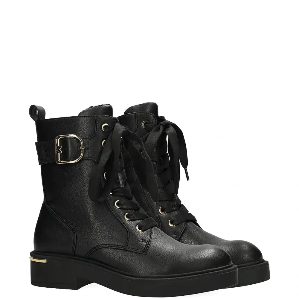 Ботинки на шнуровке с пряжкой