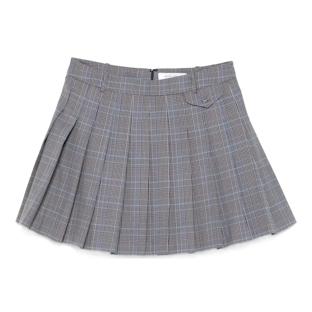 Плиссированная мини-юбка