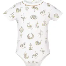 Боди с иллюстрациями и короткими рукавами