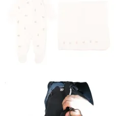 Комплект детского боди с вышивкой "кролик" Комплект детского боди с вышивкой "кролик"