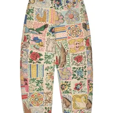 Джинсы с принтом Джинсы с принтом