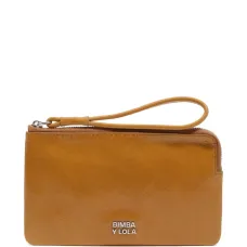 Кожаный кошелек на молнии